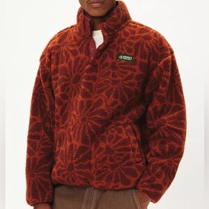 NWOT Parks Project UO High Desert Wildflower Fleece Quarter Snap Size Large